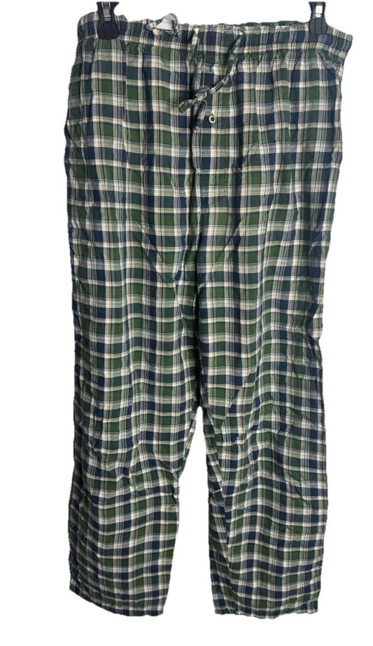 Hanes Men's Lightweight Yarn Dyed Flannel Sleep Pajama Lounge Pants for Men M