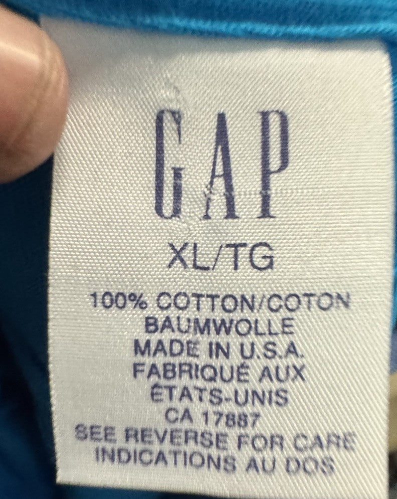 Gap T-Shirt Men's Medium Solid Basic Short Sleeve Casual