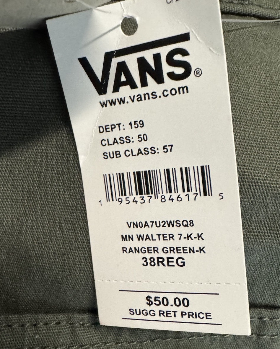 Vans Mens Shorts Size 38