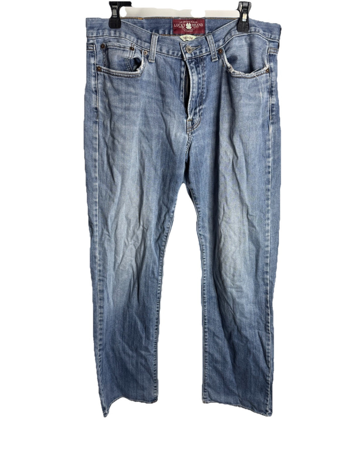 Lucky Brand Jeans Mens 34x34 Blue  Denim Stretch