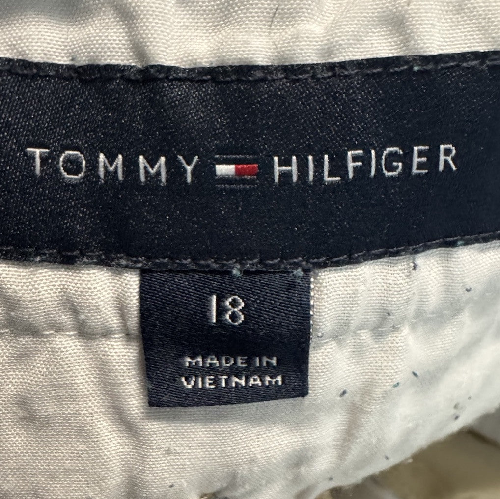 Tommy Hilfiger Pants Womens 18 Chino Slim Etroite Below Waist Casual Comfort