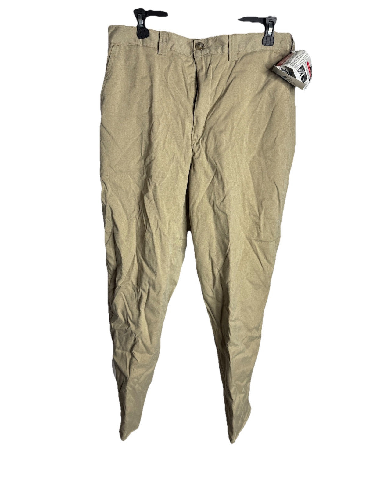 L.L.Bean Double L Classic Fit Pants Men's 33x32 Beige Cotton Casual Chino