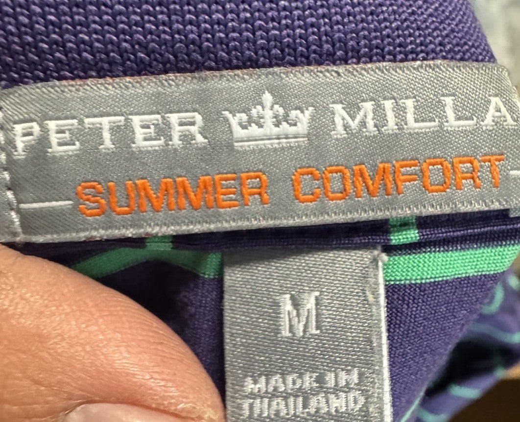 Peter Millar SZ Medium Summer Comfort Golf Polo Shirt