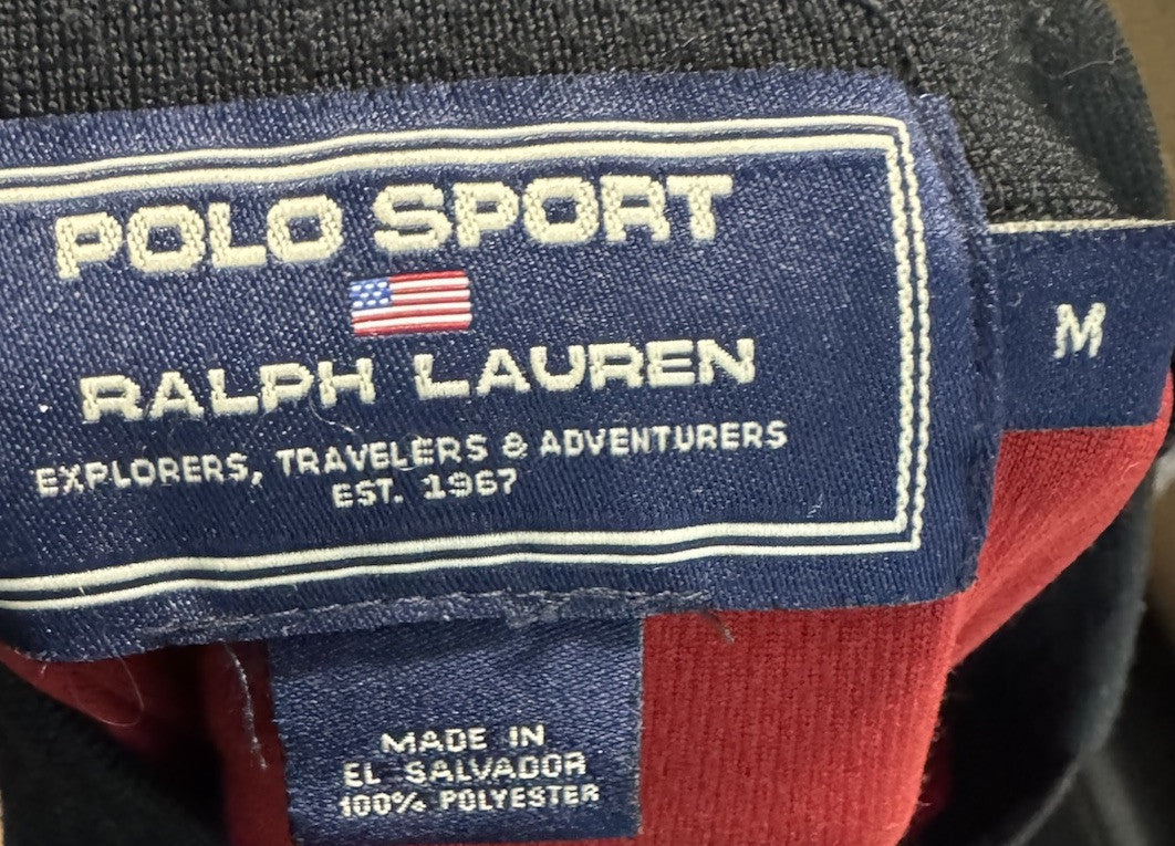 Vintage Polo Sport Ralph Lauren Mens Shirt M Logos Collared